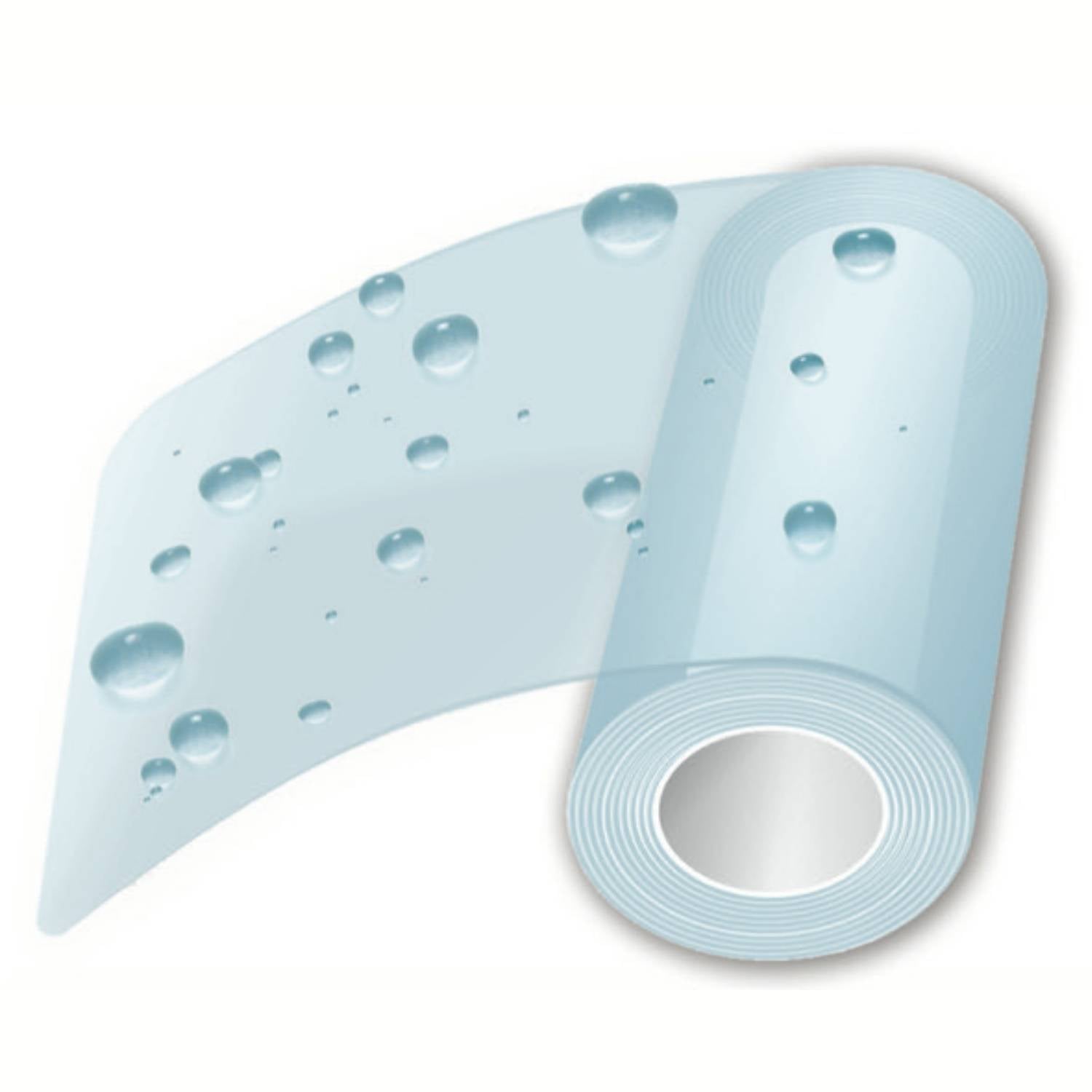 rollflex® ACQUA STOP - transparente Fixierfolie (wasserfest) - 2 m x 10 cm